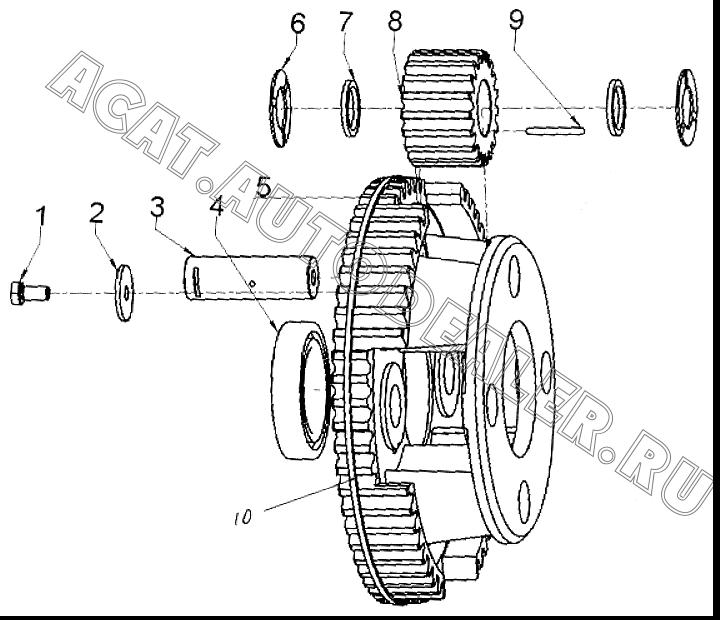 Thrust Ring ZL50.3.4-5 для ChengGong CG956С