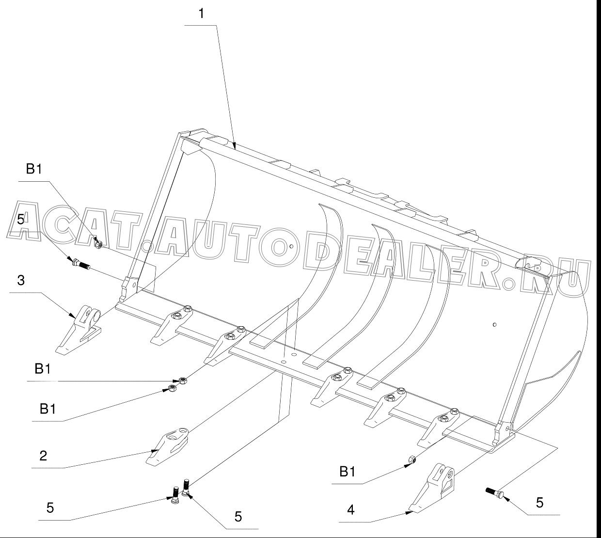 Bucket Z5E3140101 для ChengGong CG956С