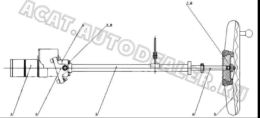 Steering Auxiliary BZZ1-630 для ChengGong CG932E