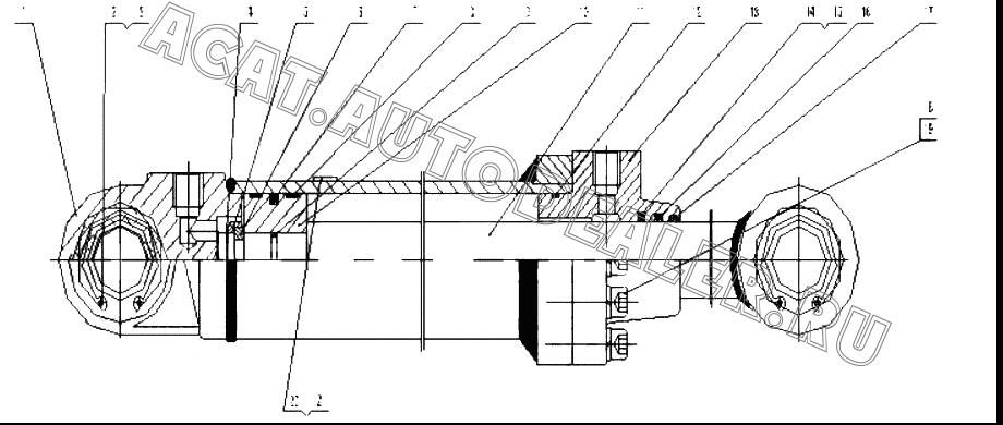 Cylinder CG321-80/45-01 для ChengGong CG932E