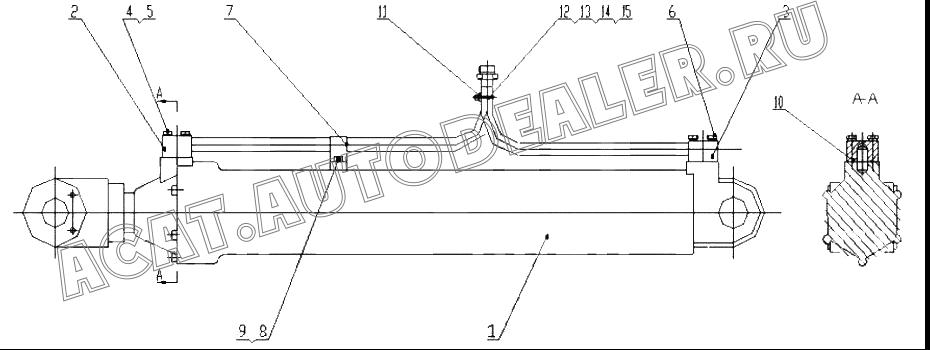 Cylinder Tank ZL30E 125/70H.00 для ChengGong CG932E