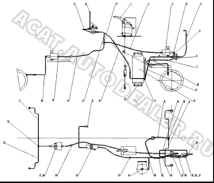 Manual breaking valve assembly Z30E0909T12 для ChengGong CG932E