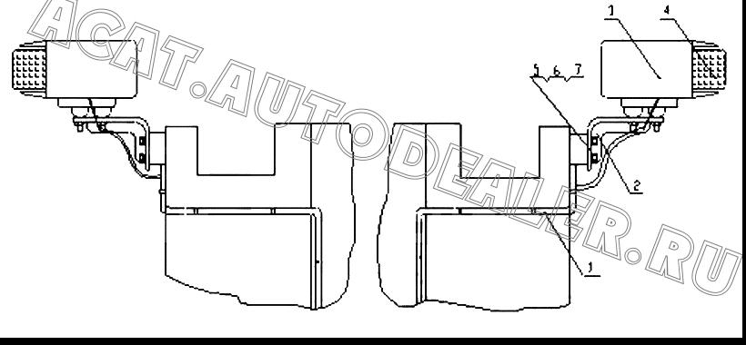 Front Lamp Harness Z5EH15060702T4 для ChengGong CG932E