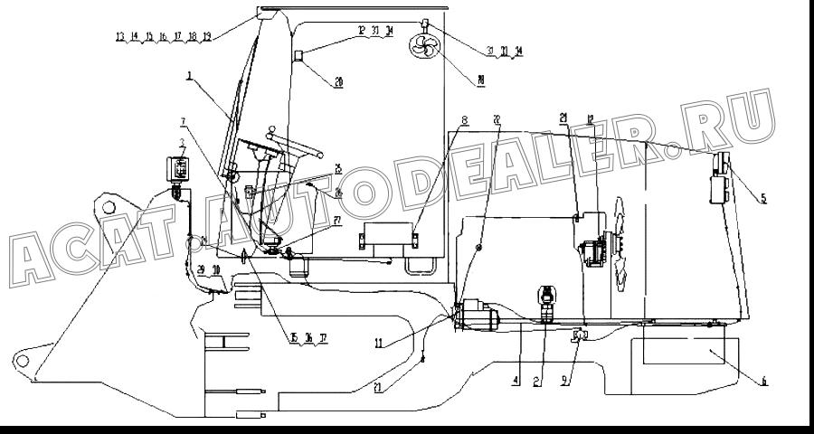 Wiper CG30E-B/24V для ChengGong CG932E