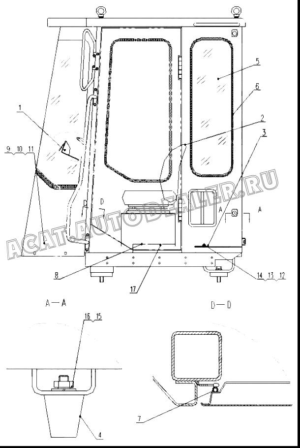 Steering control Assembly FSJ302 для ChengGong CG932E