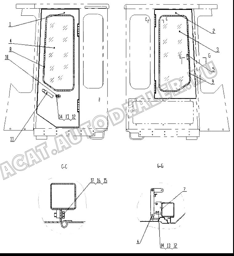 Left Door Z50E130102T38 для ChengGong CG932E