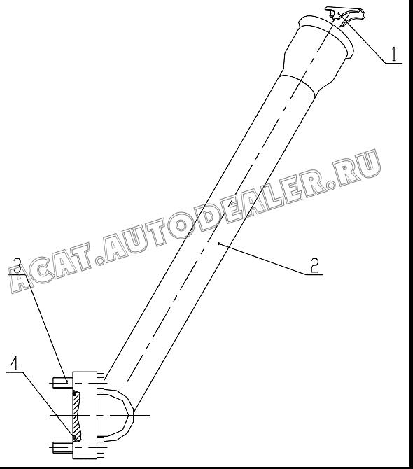 Oil surveyor's rod Assembly Z40H030101 для ChengGong ZL50E-3