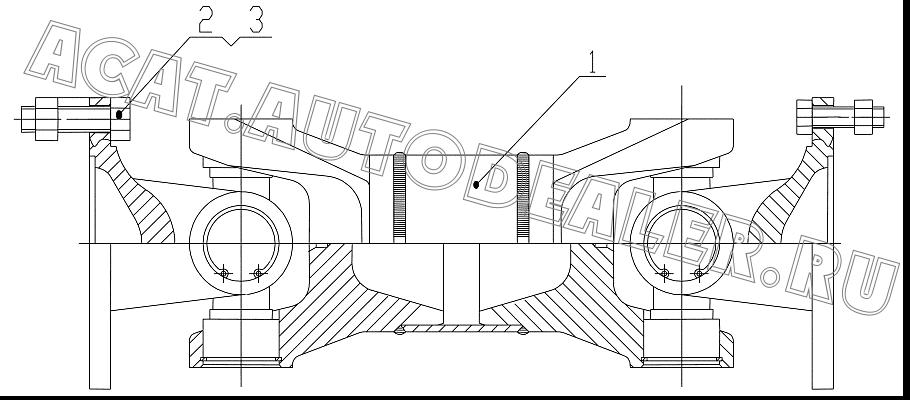 Rear Drive Shaft Z50E1101 для ChengGong ZL50E-3