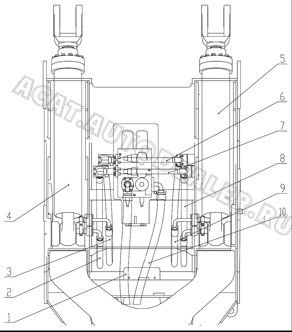 Hose 87392-20-20Z/87392-24-20Zx4SP3 для ChengGong ZL50E-3