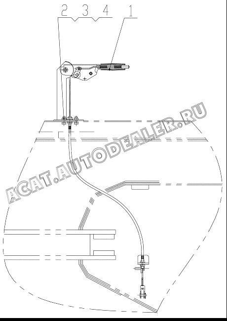 Manual Braking Assembly 112Fx1300 для ChengGong ZL50E-3